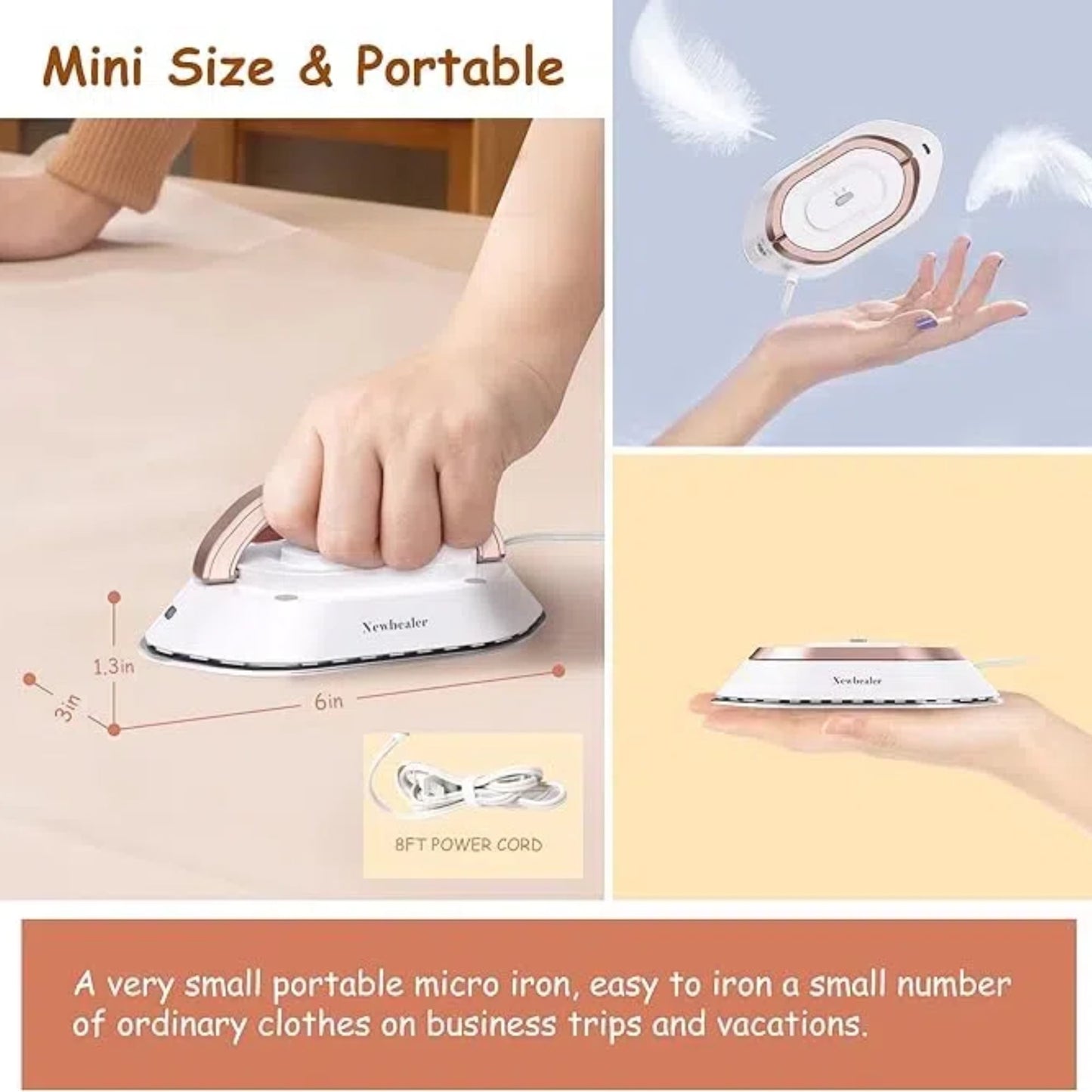 Dual Voltage Travel Iron
