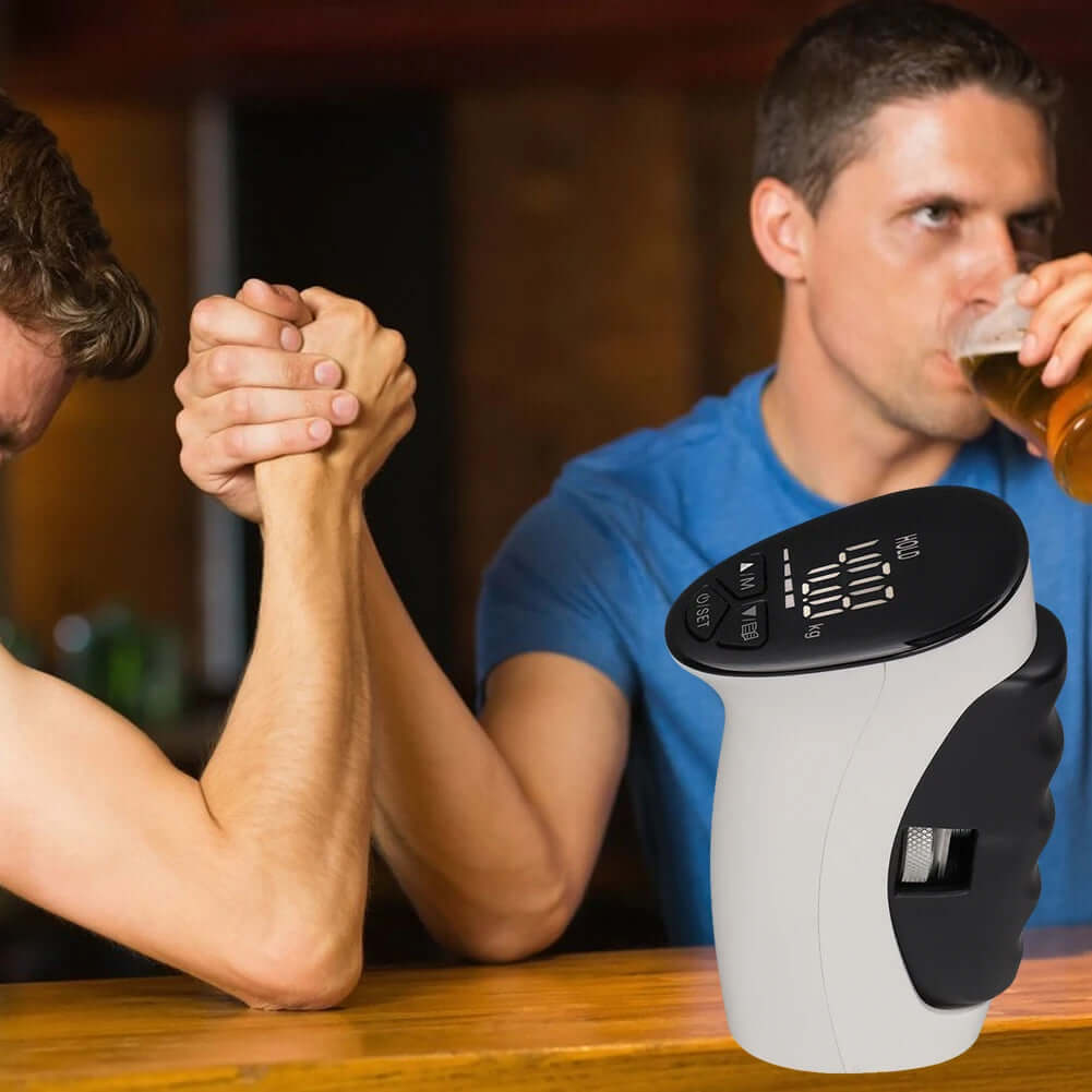 Electronic Grip Power Trainer Auto Capturing Smart Hand Dynamometer Rechargeable Digital Grip Strength Meter for Muscle Building
